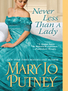 Cover image for Never Less Than a Lady